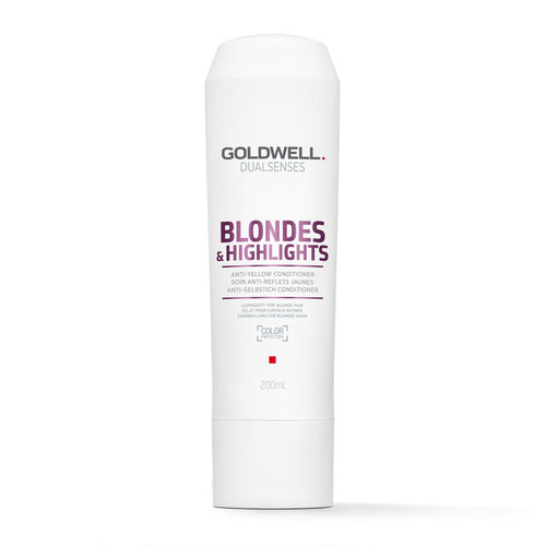 DUALSENSES BLONDES & HIGHLIGHTS  THE NEXT GENERATION OF COLOR LUMINOSITY.  BRINGS OUT COLOR LUMINOSITY AND NEUTRALIZES UNWANTED YELLOW TONES FOR BLONDE COLOR REFLECTIONS. FOR BLONDE AND HIGHLIGHTED HAIR.