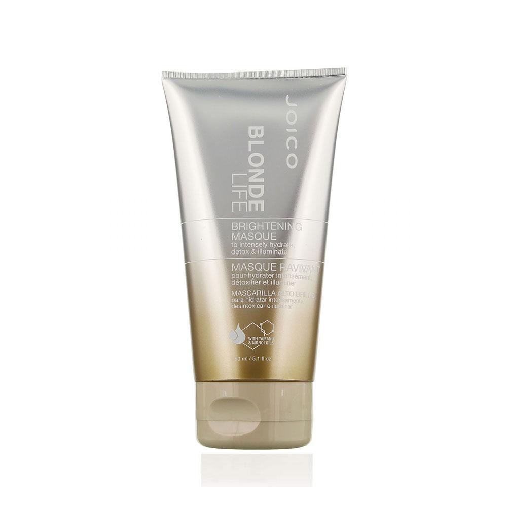 Revitalizing colour and condition, Blonde Life Brightening Masque instantly and effectively treats hair. Removing yellowing, brassy tones prolong salon-fresh colour whilst hydrating and softening in one quick, easy step.