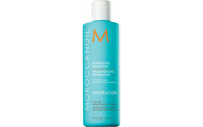 Infuse dehydrated, dry hair with much-needed moisture. Moroccanoil Hydrating Shampoo conditions hair with antioxidant-rich argan oil, Vitamins A and E and moisture-attracting red algae for hair that looks and feels healthier. This moisturizing shampoo is gentle enough for daily use and provides optimal hydration for both normal and color-treated hair. Increase your hair's manageability, smoothness and shine. Color-safe. Sulfate-free, phosphate-free and paraben-free.