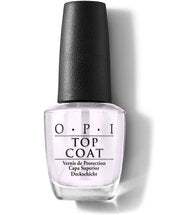 OPI Top Coat puts the shine.Used as the final step in a manicure service to seal in color and extend wear.